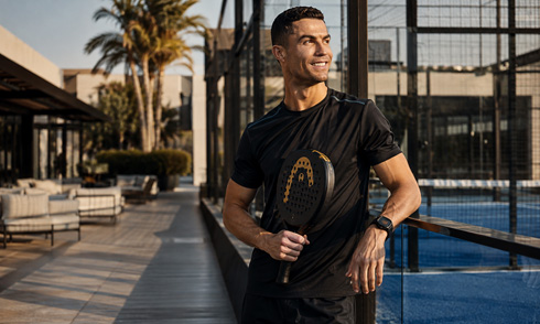 Cristiano Ronaldo padel player