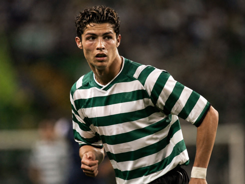 Cristiano Ronaldo Sporting jersey