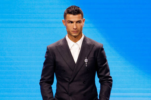 Cristiano Ronaldo attending an awards ceremony