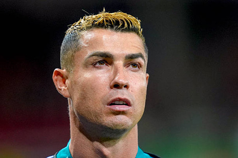 Cristiano Ronaldo looking in distance