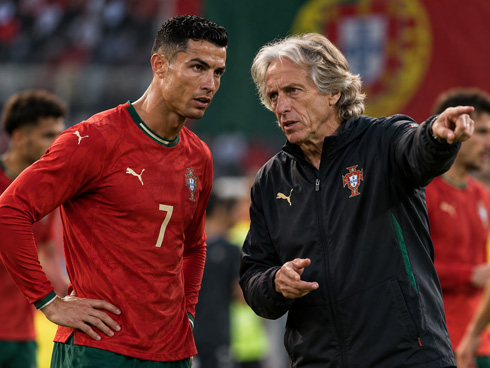 Cristiano Ronaldo and Jesus with Portugal
