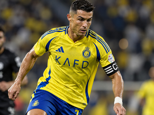 Cristiano Ronaldo in action for Al Nassr