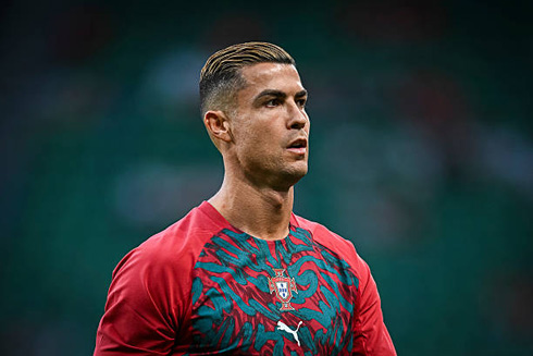 Cristiano Ronaldo Portugal warmup