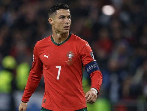 Cristiano Ronaldo in the Portugal National Team shirt