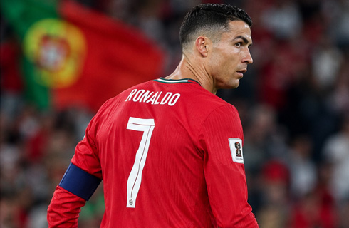 Cristiano Ronaldo number 7 for Portugal