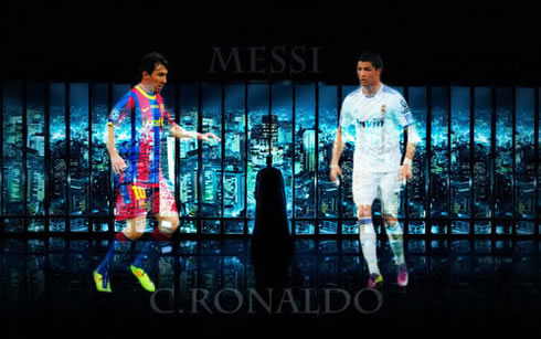 Cristiano Ronaldo vs Lionel Messi wallpaper and poster