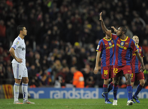 Cristiano Ronaldo in Barcelona vs Real Madrid (5-0)