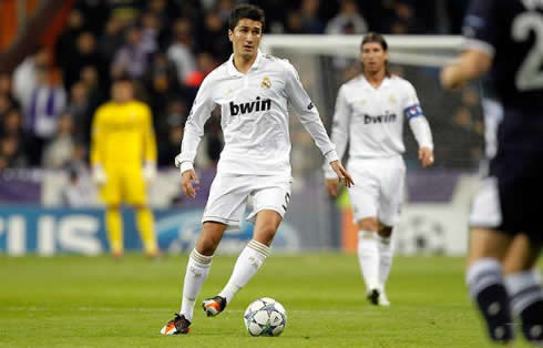 Nuri Sahin making his Real Madrid debut for the UEFA Champions League 2011-2012, against Dinamo Zagreb