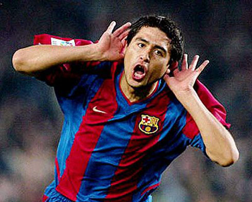 Juan Román Riquelme in Barcelona 2002-2003