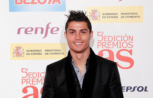 Cristiano Ronaldo in As.com awards ceremony
