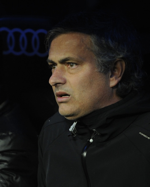 José Mourinho scary face in a Real Madrid game