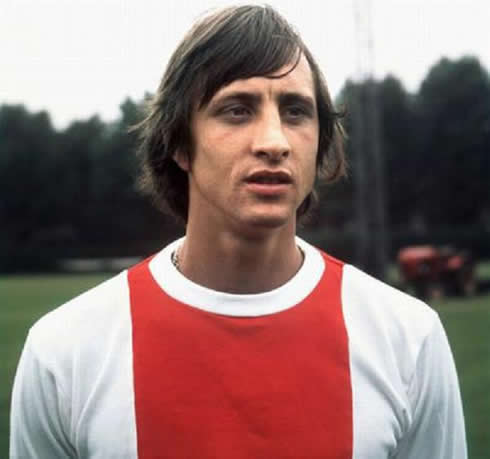 Johan Cruyff, in an Ajax profile photo