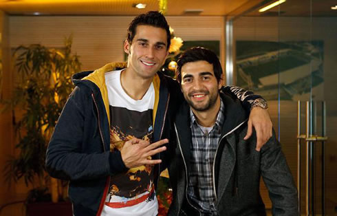Arbeloa and Raúl Albiol, in Real Madrid Christmas message