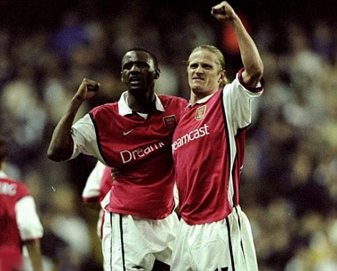 Patrick Vieira and Emmanuel Petit together in Arsenal