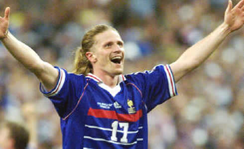 Emmanuel Petit, a FIFA World Champion for France, in 1998