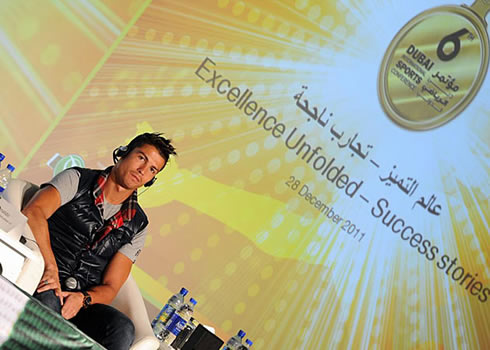 Cristiano Ronaldo at the Dubai conference - Success stories