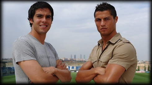 Cristiano Ronaldo and Kaká