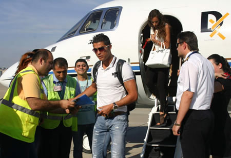 Cristiano Ronaldo and Irina Shayk in Instanbul, Turkey