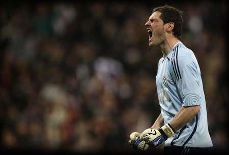 Iker Casillas shouting