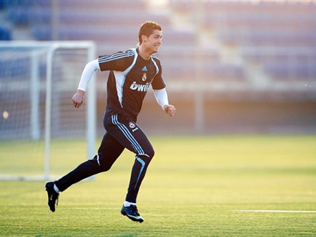 Cristiano Ronaldo running