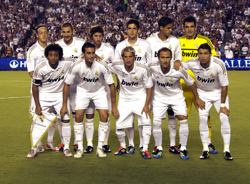Real Madrid lineup against Chivas Guadalajara