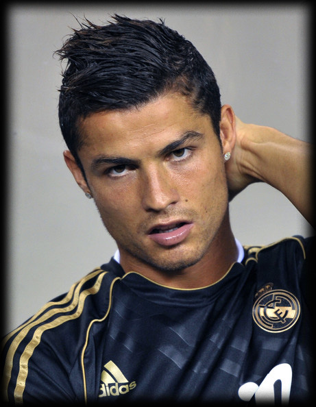 Cristiano Ronaldo thinking