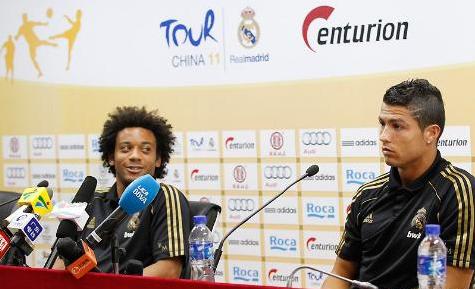 Cristiano Ronaldo and Marcelo