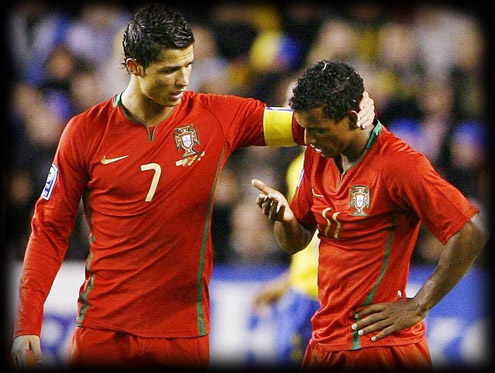 Cristiano Ronaldo and Nani