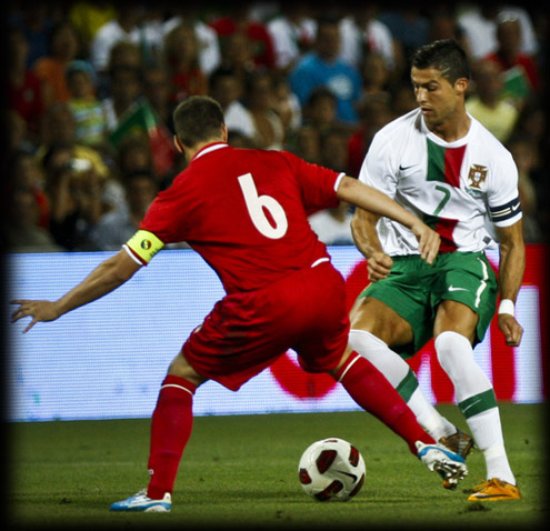 Cristiano Ronaldo against Luxembourg