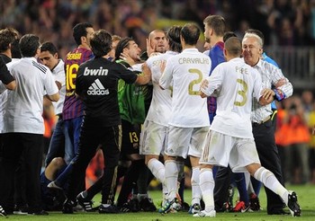 Fights in the Spanish Super Cup: Barcelona vs Real Madrid