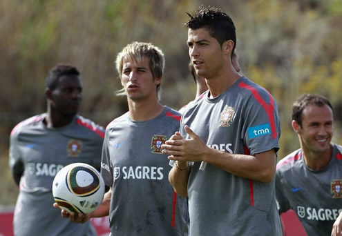 Cristiano Ronaldo and Fábio Coentrão in the Portuguese National Team