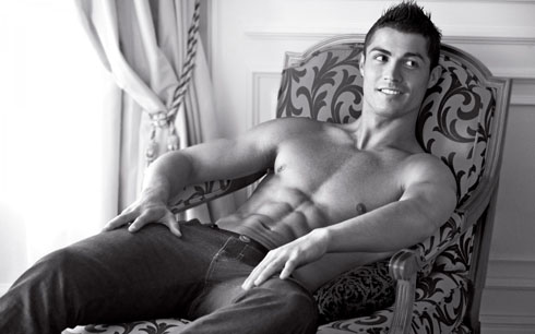 Cristiano Ronaldo sexy body for Armani photoshoot