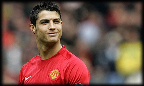 Cristiano Ronaldo happy in Manchester United