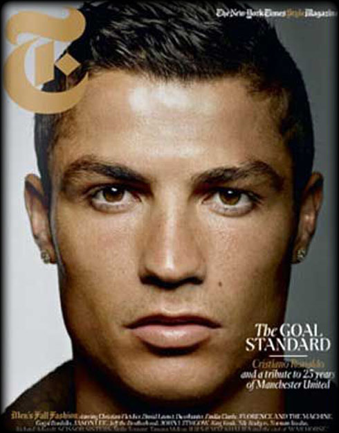 Cristiano Ronaldo cover of T magazine from New York Times