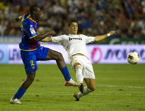 Cristiano Ronaldo in Real Madrid training 2011-2012