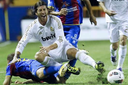 Cristiano Ronaldo in Real Madrid training 2011-2012