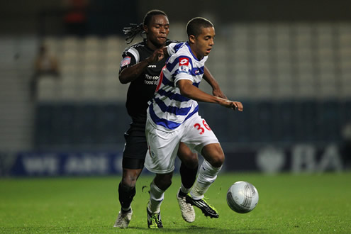 Bruno Andrade playing for Queens Park Rangers in the Division 1, in 2010-11
