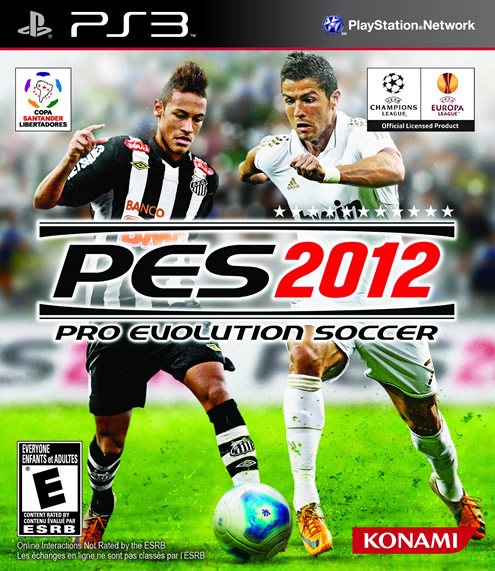 Cristiano Ronaldo PES 2012 cover for PS3 in Brazil and America