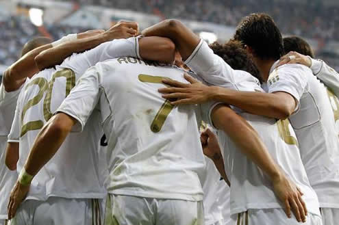 Real Madrid team spirit in La Liga 2011-2012