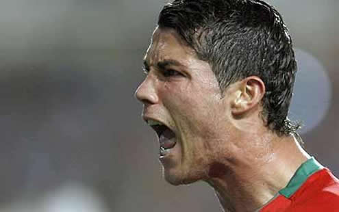 Cristiano Ronaldo ugly face in fury 2011-2012