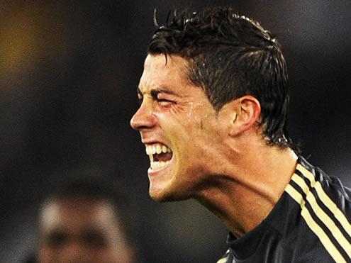 Cristiano Ronaldo in absolute fury and rage