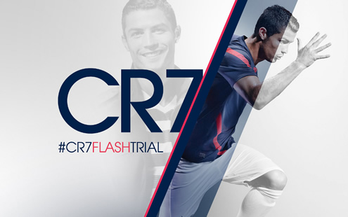 Cristiano Ronaldo poster for Nike's contest made on Twitter: CR7 Flash Trial