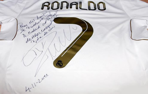 Cristiano Ronaldo signed jersey