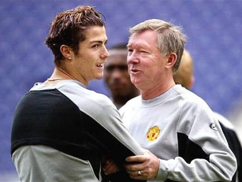 Cristiano Ronaldo and Sir Alex Ferguson father and son relationship