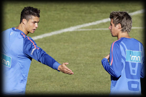 Cristiano Ronaldo and Fábio Coentrão