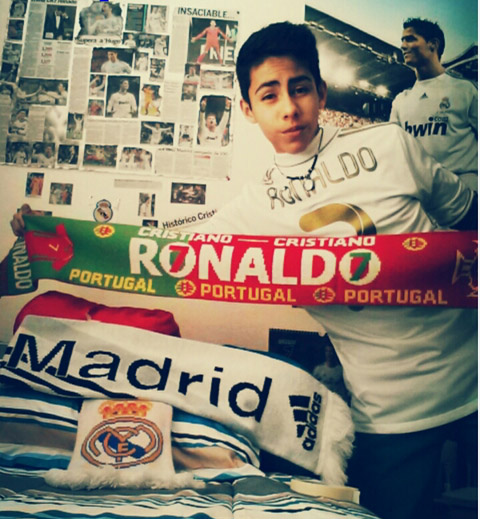 Cristiano Ronaldo fan in March 2014: Diego Maldonado