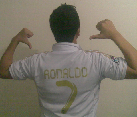 Cristiano Ronaldo fan in October (1) 2012: Adnan Jan